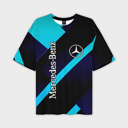 Футболка оверсайз мужская Mercedes Benz, цвет: 3D-принт