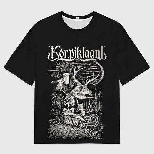Мужская футболка оверсайз Korpiklaani / 3D-принт – фото 1