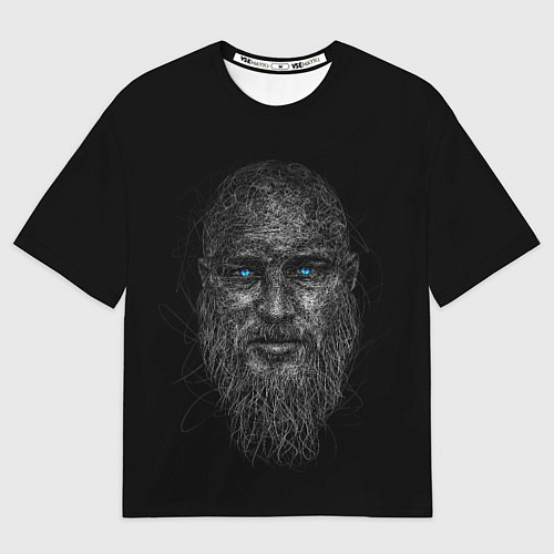 Мужская футболка оверсайз Ragnar Lodbrok / 3D-принт – фото 1