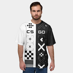 Футболка оверсайз мужская Printstream Поток информации, цвет: 3D-принт — фото 2