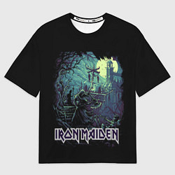 Футболка оверсайз мужская IRON MAIDEN, цвет: 3D-принт