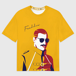 Футболка оверсайз мужская QUEEN FREDDY, цвет: 3D-принт