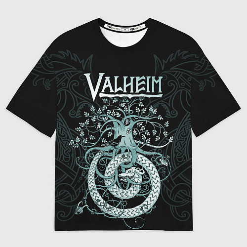 Мужская футболка оверсайз Valheim / 3D-принт – фото 1
