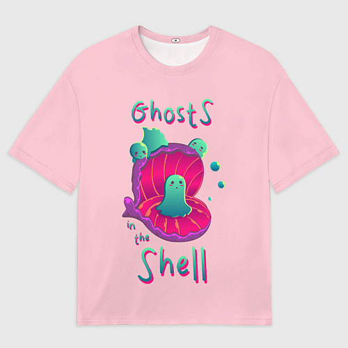 Мужская футболка оверсайз Призрак в доспехах / 3D-принт – фото 1