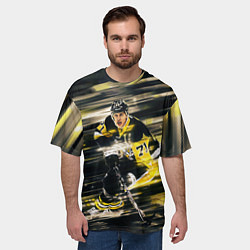 Футболка оверсайз мужская ЕВГЕНИЙ МАЛКИН, цвет: 3D-принт — фото 2
