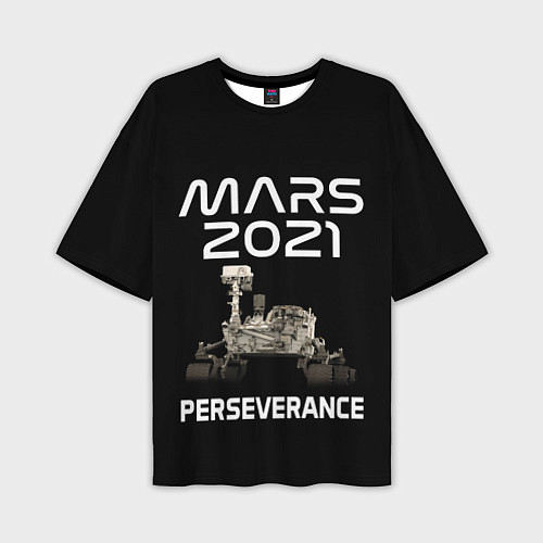 Мужская футболка оверсайз Perseverance / 3D-принт – фото 1