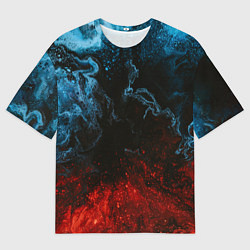 Мужская футболка оверсайз Огонь И Вода