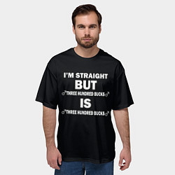 Футболка оверсайз мужская IM STRAIGHT, цвет: 3D-принт — фото 2
