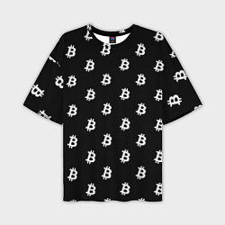 Мужская футболка оверсайз BITCOIN CRYPTOCURRENCE Z
