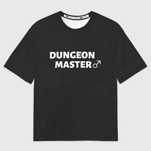 Мужская футболка оверсайз Dungeon Master / 3D-принт – фото 1