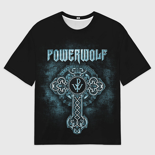 Мужская футболка оверсайз Powerwolf / 3D-принт – фото 1