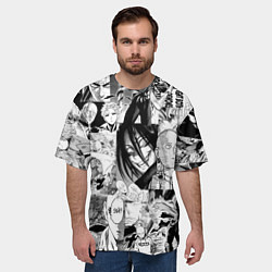 Футболка оверсайз мужская One-Punch Man Ванпачмен, цвет: 3D-принт — фото 2