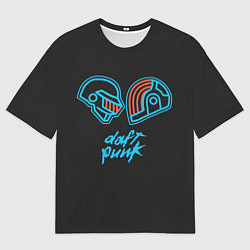 Мужская футболка оверсайз Daft Punk