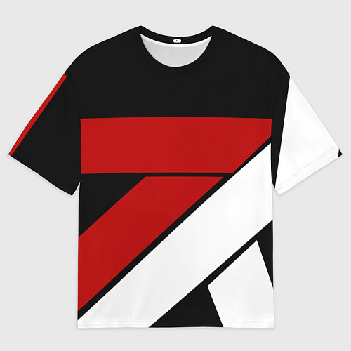 Мужская футболка оверсайз GEOMETRY SPORT / 3D-принт – фото 1