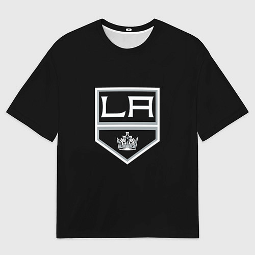 Мужская футболка оверсайз Лос-Анджелес Кингз Форма1 / 3D-принт – фото 1