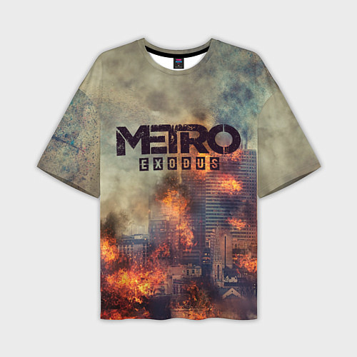 Мужская футболка оверсайз Metro Exodus / 3D-принт – фото 1