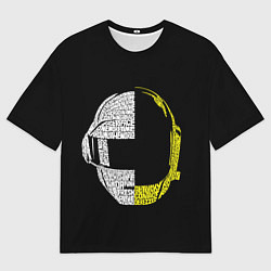 Мужская футболка оверсайз Daft Punk