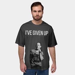 Футболка оверсайз мужская Given Up, цвет: 3D-принт — фото 2