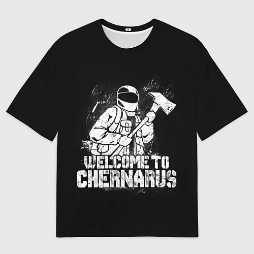 Мужская футболка оверсайз DayZ Chernarus / 3D-принт – фото 1
