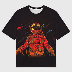 Футболка оверсайз мужская Отчаянный Космонавт, цвет: 3D-принт