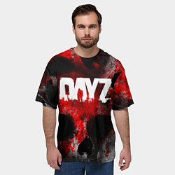 Футболка оверсайз мужская DAYZ BLOOD ДЕЙЗИ КРОВЬ Z, цвет: 3D-принт — фото 2