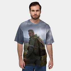 Футболка оверсайз мужская DAYZ POSTER ДЕЙЗИ ПОСТЕР Z, цвет: 3D-принт — фото 2