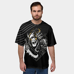 Футболка оверсайз мужская Узник пучины Dota 2, цвет: 3D-принт — фото 2