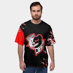 Футболка оверсайз мужская Danganronpa, цвет: 3D-принт — фото 2