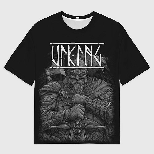 Мужская футболка оверсайз Viking / 3D-принт – фото 1