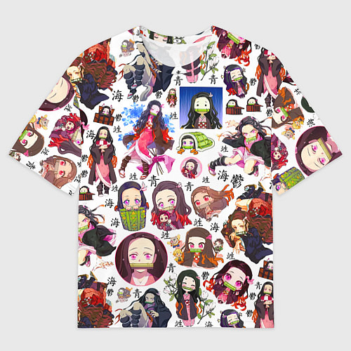 Мужская футболка оверсайз НЕЗУКО / 3D-принт – фото 1