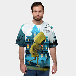 Футболка оверсайз мужская Little Nightmares 2, цвет: 3D-принт — фото 2