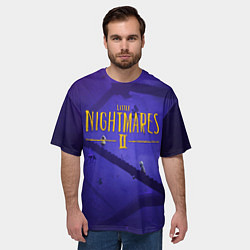 Футболка оверсайз мужская LITTLE NIGHTMARES ЛИТЛ НАЙТМ, цвет: 3D-принт — фото 2