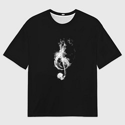 Футболка оверсайз мужская Ключ из дыма, цвет: 3D-принт