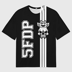 Футболка оверсайз мужская Five Finger Death Punch 2, цвет: 3D-принт