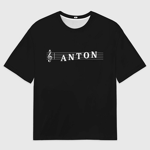 Мужская футболка оверсайз Anton / 3D-принт – фото 1