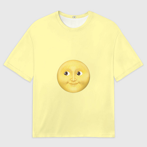 Мужская футболка оверсайз Светлая луна / 3D-принт – фото 1