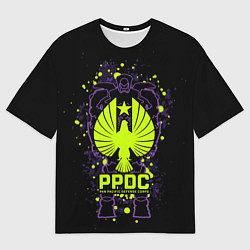 Мужская футболка оверсайз Тихоокеанский рубеж