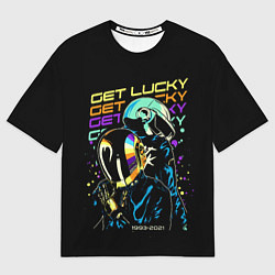 Мужская футболка оверсайз DAFT PUNK