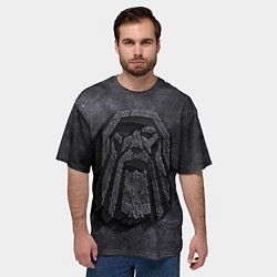 Футболка оверсайз мужская Один, цвет: 3D-принт — фото 2