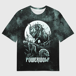 Мужская футболка оверсайз Powerwolf