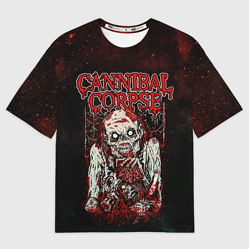 Мужская футболка оверсайз Cannibal Corpse / 3D-принт – фото 1