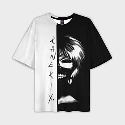 Мужская футболка оверсайз Kaneki X Tokyo Ghoul