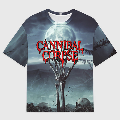 Мужская футболка оверсайз CANNIBAL CORPSE / 3D-принт – фото 1