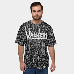 Футболка оверсайз мужская Valheim, цвет: 3D-принт — фото 2