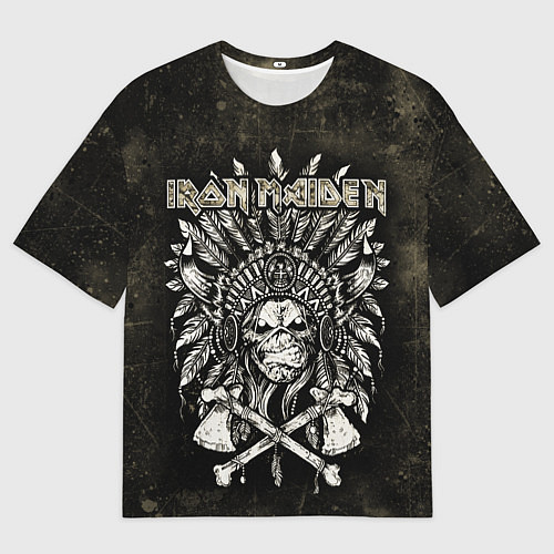 Мужская футболка оверсайз IRON MADEN / 3D-принт – фото 1