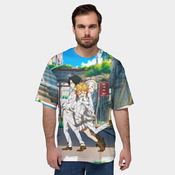 Футболка оверсайз мужская Обещанный Неверленд, цвет: 3D-принт — фото 2