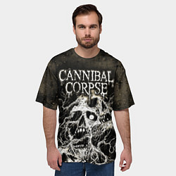 Футболка оверсайз мужская Cannibal Corpse, цвет: 3D-принт — фото 2