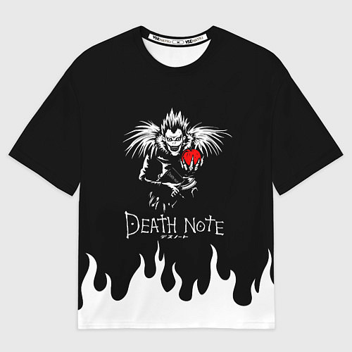 Мужская футболка оверсайз DEATH NOTE ТЕТРАДЬ СМЕРТИ / 3D-принт – фото 1