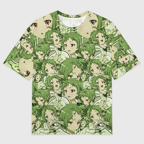 Мужская футболка оверсайз Сильфиетта Грейрат / 3D-принт – фото 1