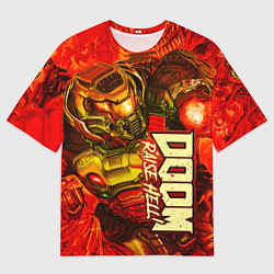 Мужская футболка оверсайз DOOM Eternal
